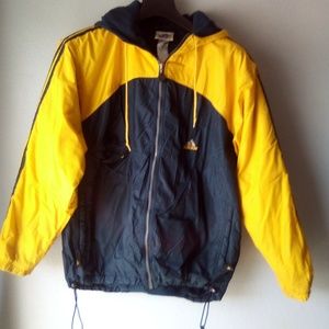 Adidas hooded puff jacket